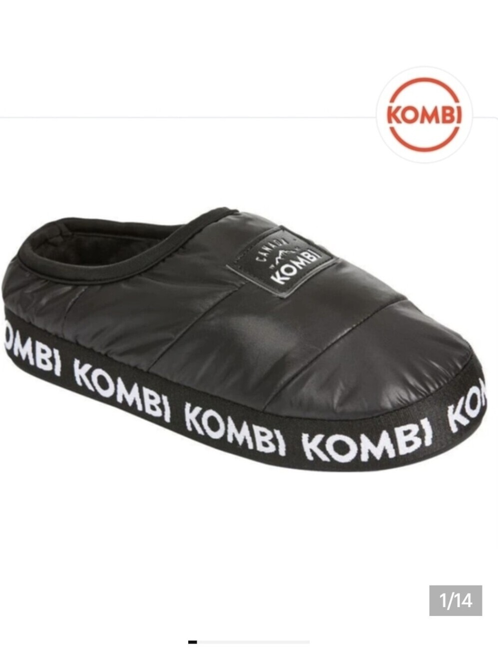 Kombi-Pantoufle Puff Slipper  Adults large Unisex Men 10/11 W 11/12